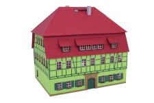 BuBi Model H060155c - H0 - Fachwerkhaus Rosen-Apotheke - Fertigmodell